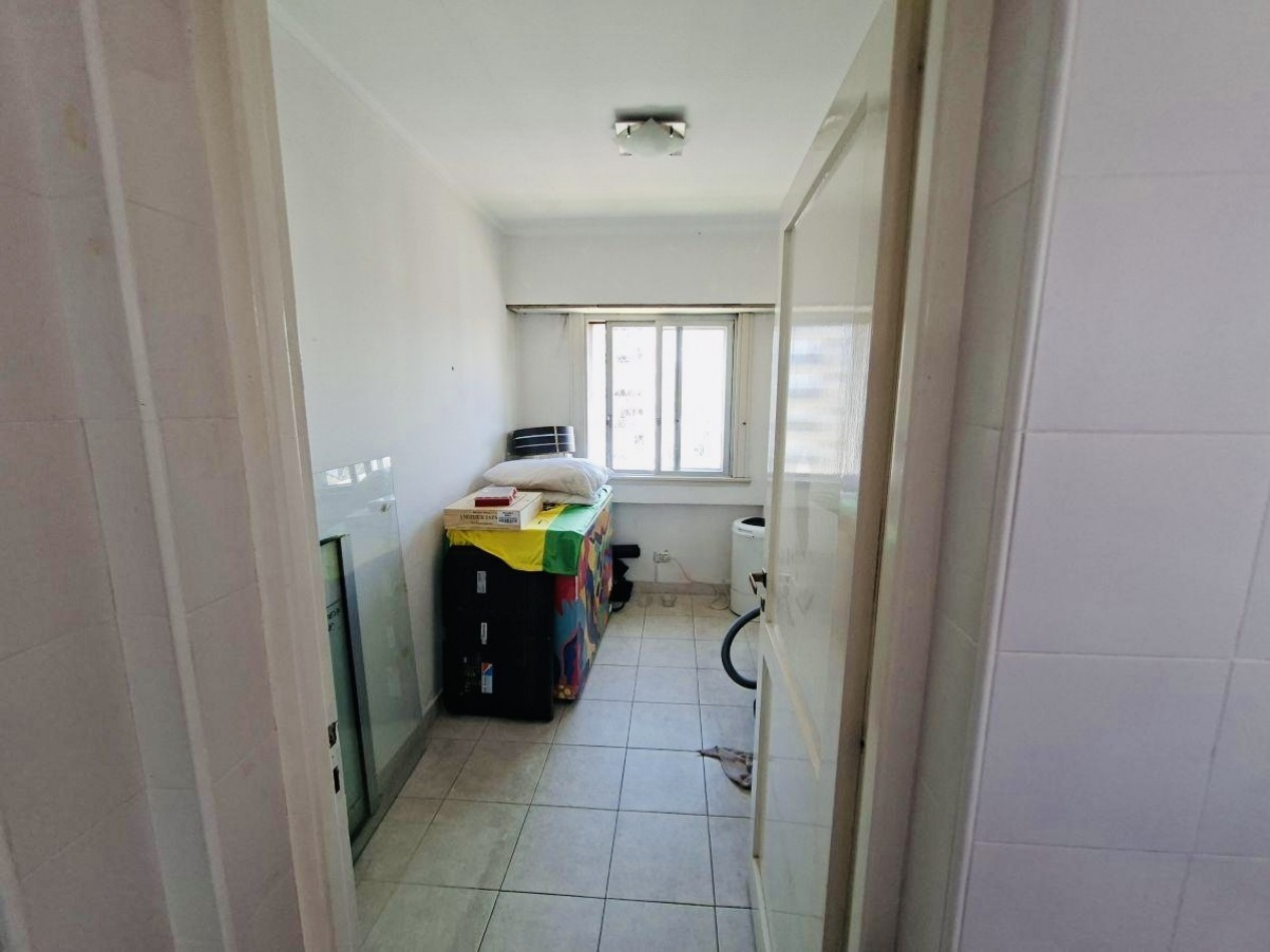 Departamento 3 Ambientes con dependencia, cochera y baulera frente al mar Playa Grande