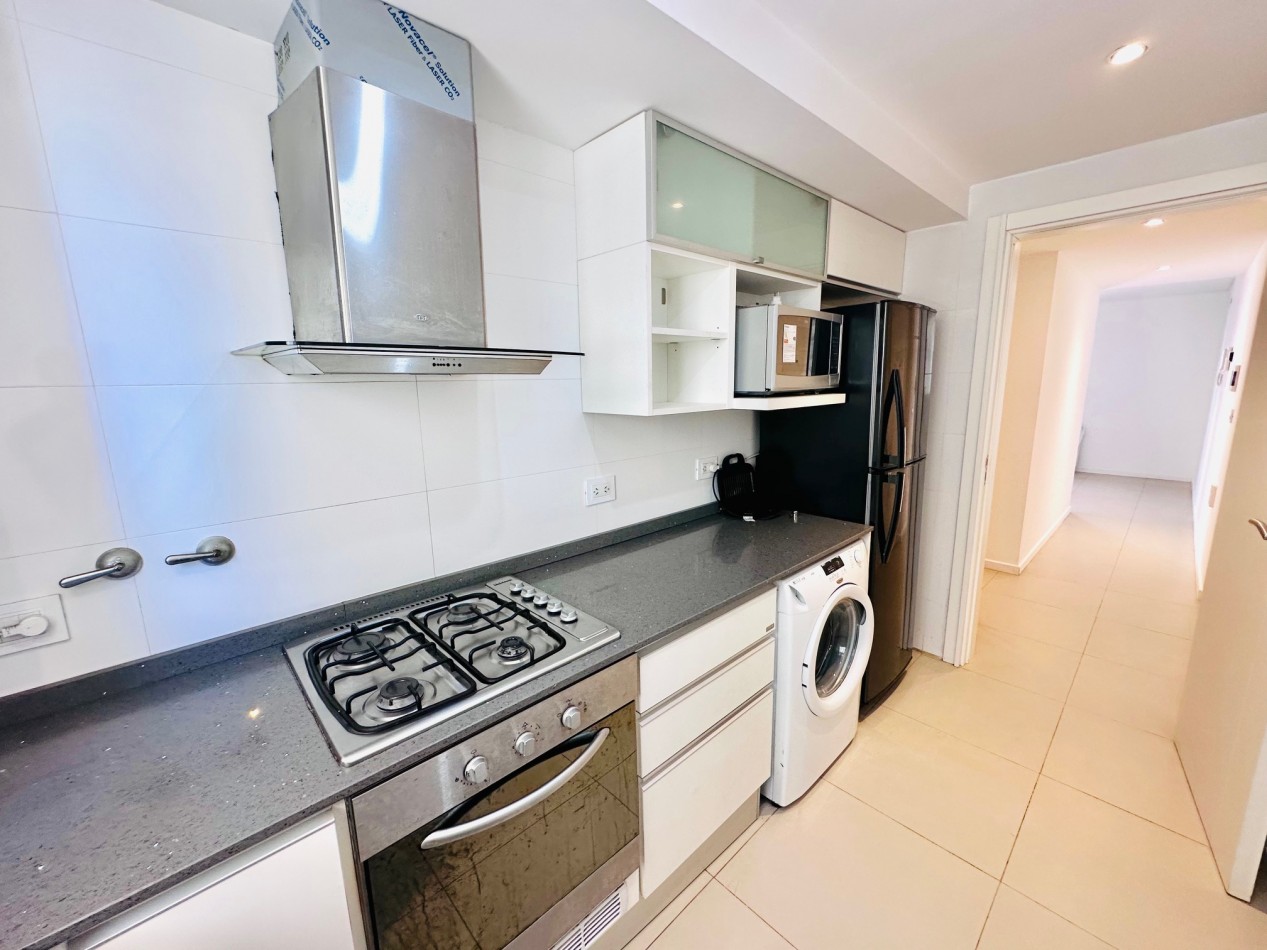 Departamento moderno 3 ambientes, 2 cocheras y amenities frente al mar