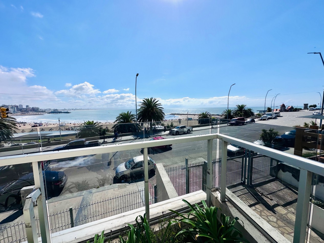 Departamento moderno 3 ambientes, 2 cocheras y amenities frente al mar